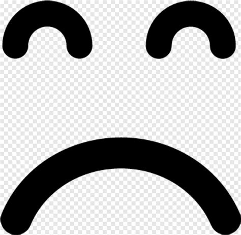 Sad Eyes Sad Emoticon Square Face With Closed Eyes Vector Hd Png