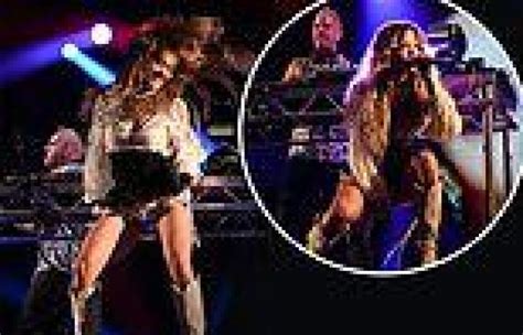 Rita Ora Puts On A Leggy Display As She Joins Fatboy Slim On Stage At