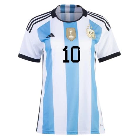 Argentina 3 Star Women Jersey 2022 23 Messi