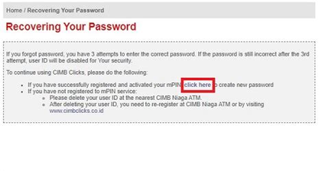 I received my new debit/credit card but i hit error when try. 6 Cara Mengatasi Lupa Password CIMB Clicks Terbaru 2020 ...