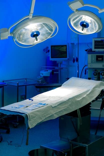 premium photo hospital operating room bed