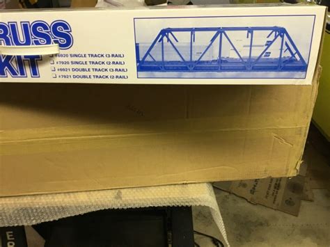 Atlas O 2 Rail Pratt Truss Bridge Kit 6921 Double Track 3 Rail Bridge