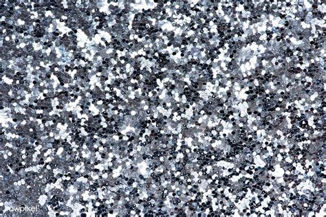 Shiny Silver Glitter Festive Background Free Image By