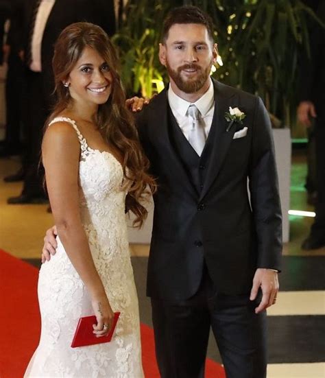 Barcelona Star Lionel Messi And His Wife Antonella Roccuzzo Welcomed