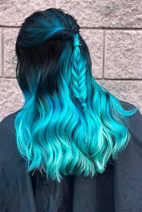 44 Trendy Styles For Blue Ombre Hair