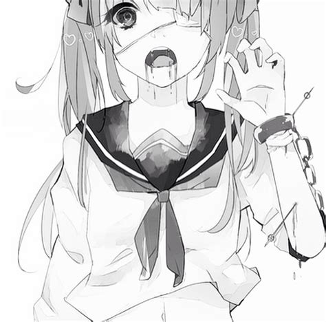 Anime Girl Black And White Anime Kawaii And Manga Image 3023104 On
