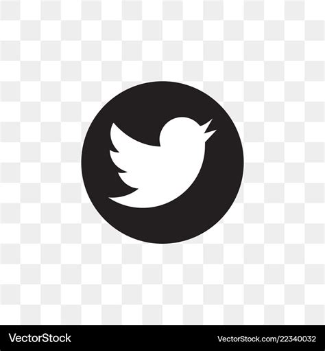 Twitter Icon Black Circle