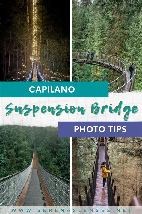 Pinterest Pin Capilano Suspension Bridge Photo Tips With 4 Photos Of