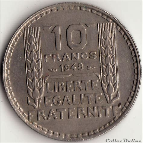 10 Francs Turin Petite Tête 1948 Monnaies Monde France