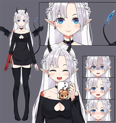 Character Sheet Of Elly The Cute Succubus Rvirtualyoutubers