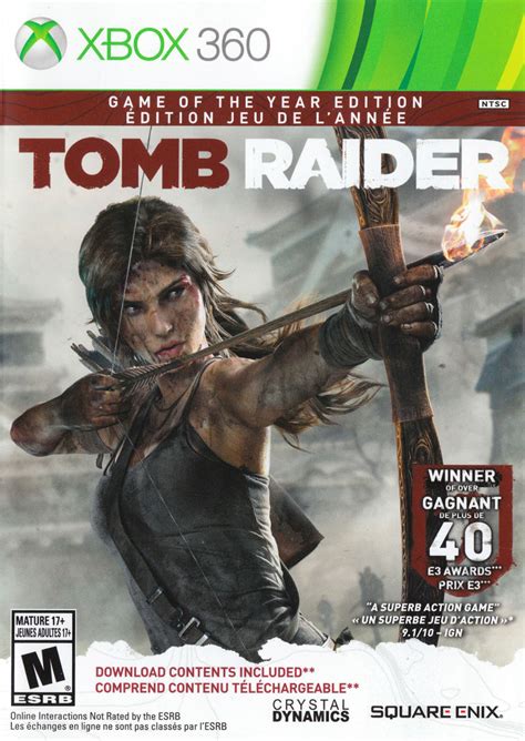 Evereyting works in this game. Tomb Raider: Game of the Year Edition for Xbox 360 (2013 ...