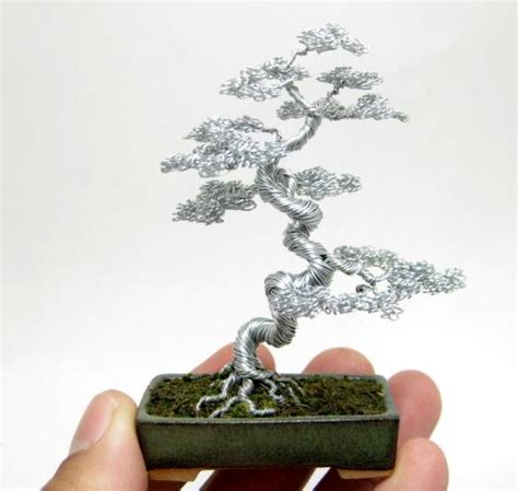 Miniature Wire Bonsai Trees By Ken To The Beading Gems Journal