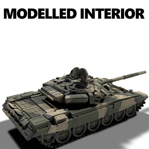 3d T90 Battle Tank Turret Model Turbosquid 1633670