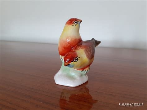 Régi Bodrogkeresztúri kerámia madár pár figura Kerámia Galéria