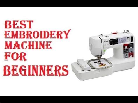 It also comes with over 65 helpful. Best Embroidery Machine For Beginners 2021 - YouTube