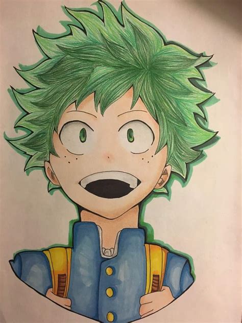 My Hero Academia Easy Drawing Pictures Of Deku Images