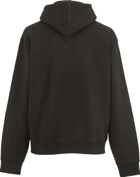 Authentic Hooded Sweat Black Besticken Und Bedrucken Lassen Russell