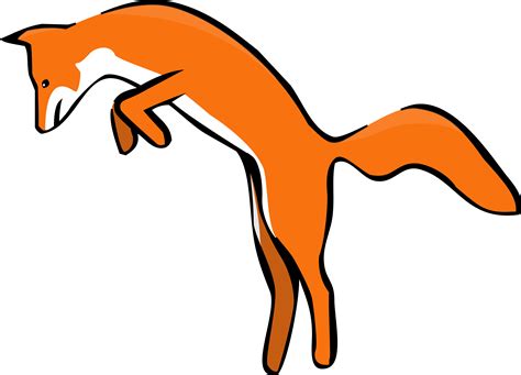 jumping fox clipart clip art library