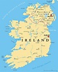 Cities map of Ireland - OrangeSmile.com