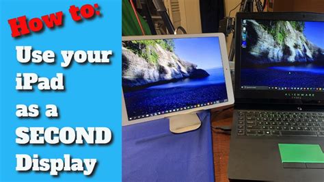 Use Your Ipad As A Second Monitor Or Display In Windows Youtube