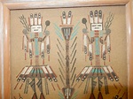 Navajo Sand painting - Native American Trading Co.