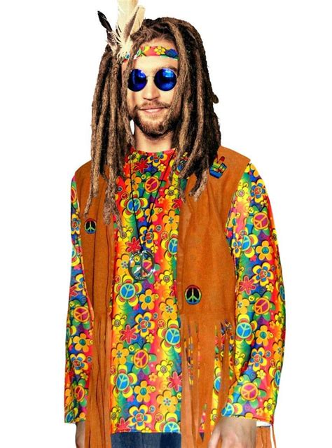 1960s Mens Peace And Love Hippie Costume Mens Hippie Costume