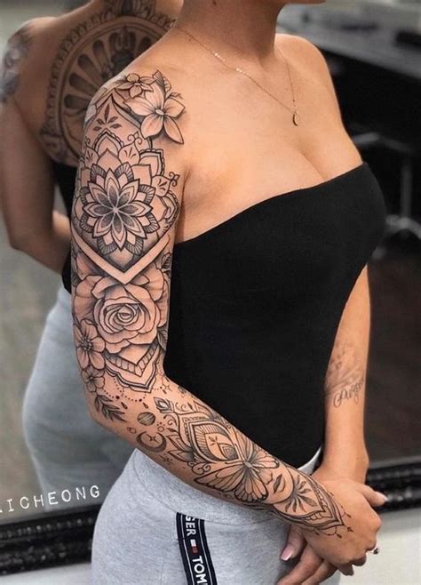 Aggregate More Than Half Sleeve Tattoos For Girls Vova Edu Vn