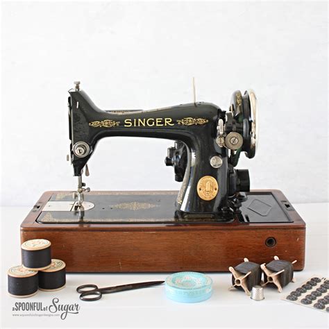 Singer with new york lawyer edward c. Vintage Singer Sewing Machine - A Spoonful of Sugar