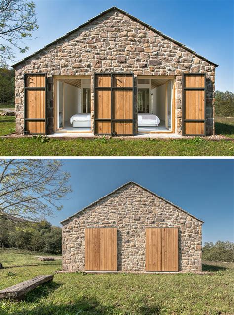 Tous les styles de meubles et déco sont chez maisons du monde ! This Stone Cottage In Spain Has A Contemporary Interior With White Walls And Light Wood ...