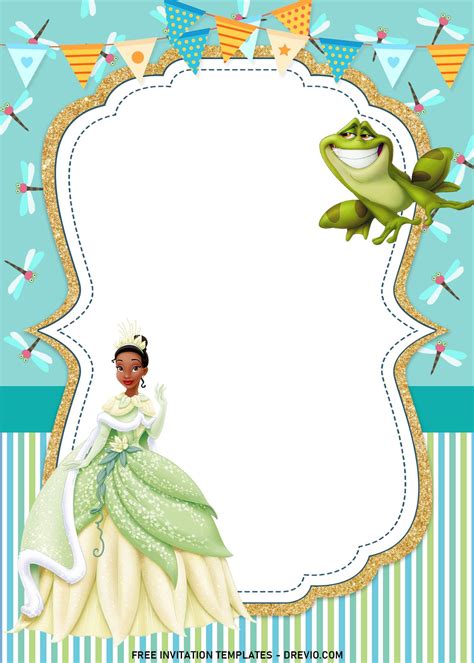 Get 11 Princess Tiana And The Frog Birthday Invitation Templates Throw