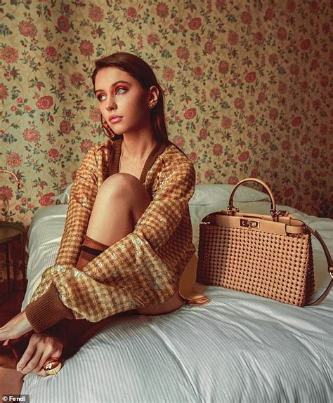 Jude Law S 19 Year Old Daughter Iris Models In Fendi Campaign Daily