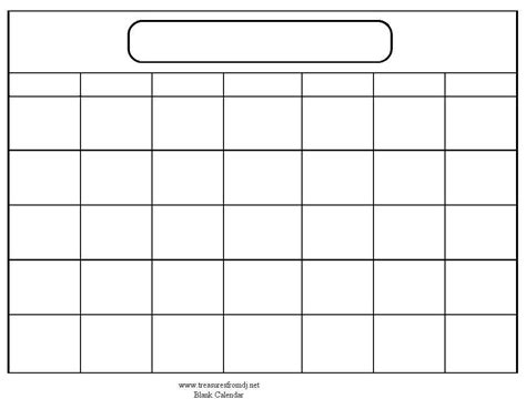 Blank Calendar To Print Blank Calendar Pages Free Monthly Calendar