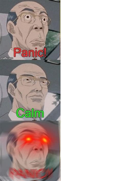Panic Calm Panic Anime Meme Template By Sonicman199 On Deviantart