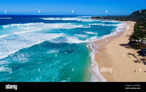 Aerial View Above Haleiwa On Hi Res Stock Photography And Images Alamy