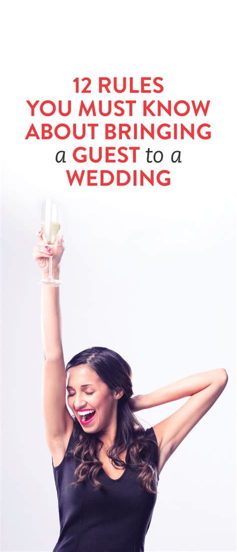 Wedding Plus One Etiquette 12 Rules You Must Know About Bringing A
