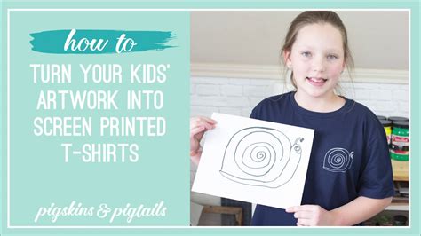 How To Turn Your Kids Artwork Into Screen Printed T Shirts With Adobe