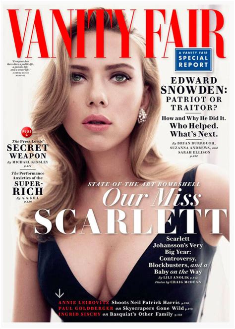 Scarlett Johansson Covers The May Issue Of Vanity Fair Blocdemoda