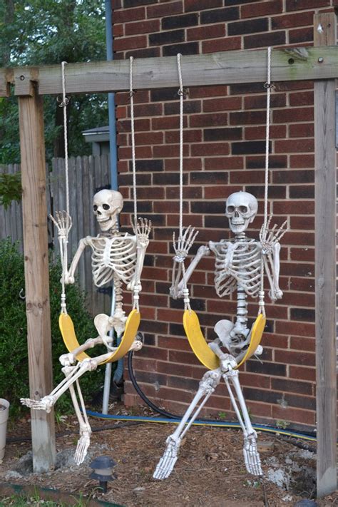 Skeleton Playground Halloween Skeletons Halloween Decorations