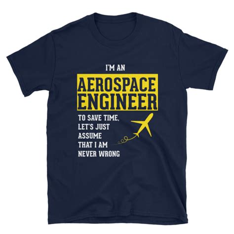 Aircraft Nerds Aerospace Engineer Unisex T Shirt