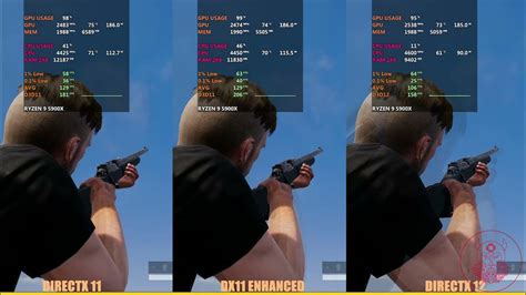 Pubg Dx11 Vs Dx11 Enhanced Vs Dx12 Youtube