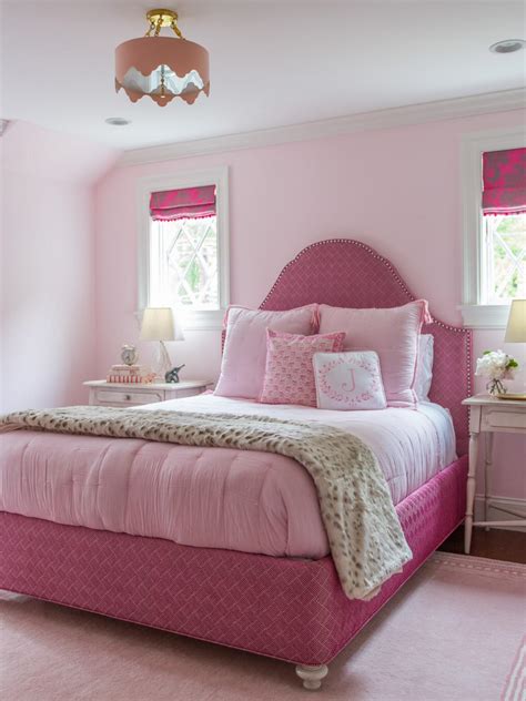 Pink Bedroom Designs For Girls Little Girls Shared Pink Bedroom