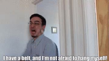 He treated his family like shit, cut his kids out of his will, and was a real pos on set.watch some clips on youtube of him and his behavior. I Have A Belt - Filthy Frank GIF - FilthyFrank HangMyself ...