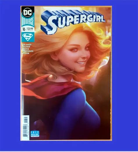 supergirl 16 stanley artgerm lau variant rebirth dc comics vf nm 6 50 picclick