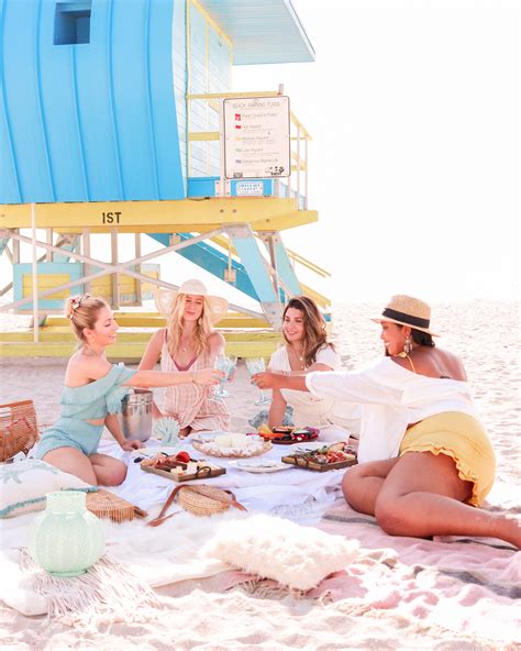 Styled Beach Picnic Beach Picnic Girls Picnic Summer Vibes Miami Beach Summer Fun Picnic