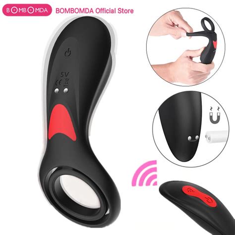 Remote Control Penis Ring Vibrator Sex Toys For Couples Dual