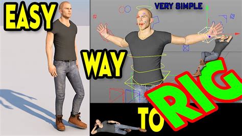 Easy And Simple Way To Rig Character In Cinema 4d Youtube