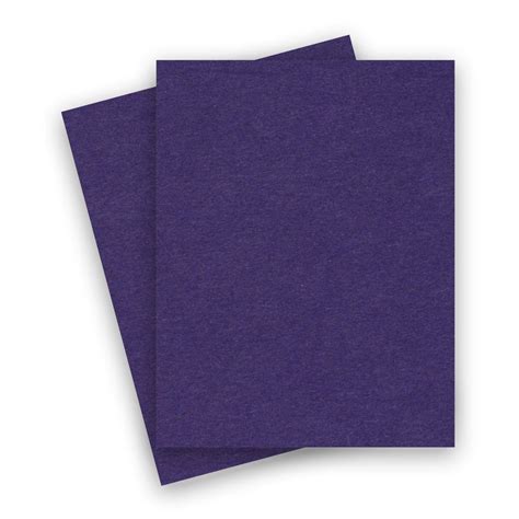 Basis Colors 85 X 11 Cardstock Paper Dark Purple 80lb Cover