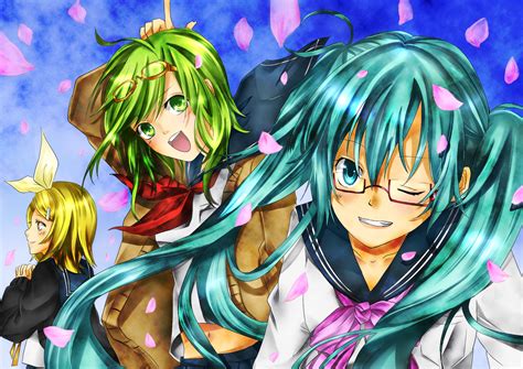 Gumi Hatsune Miku Kagamine Rin Vocaloid