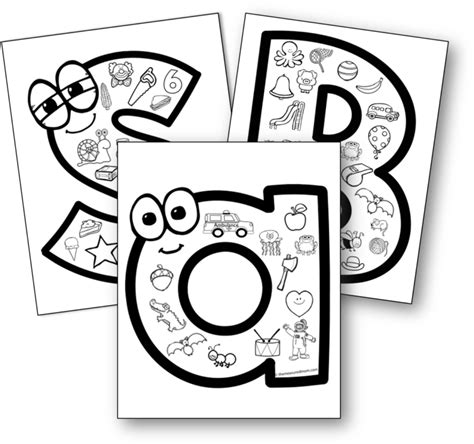 Beginning Sounds Coloring Pages The Measured Mom