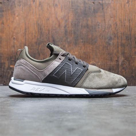 New Balance Men 247 Luxe Mrl247rg Olive Military Green Beige